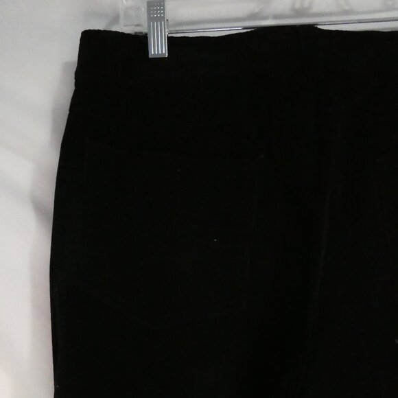 RAFAELLA | size 12 | Black Cords / Corduroy Pants - Picture 10 of 16